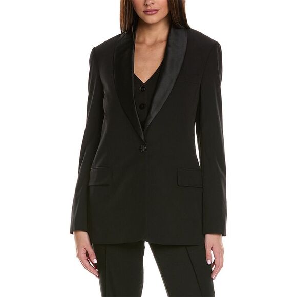 3.1 Phillip Lim Shawl Lapel Wool-Blend Blazer - Picture 3 of 4